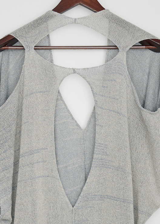 B1[Docking Knit Top ]