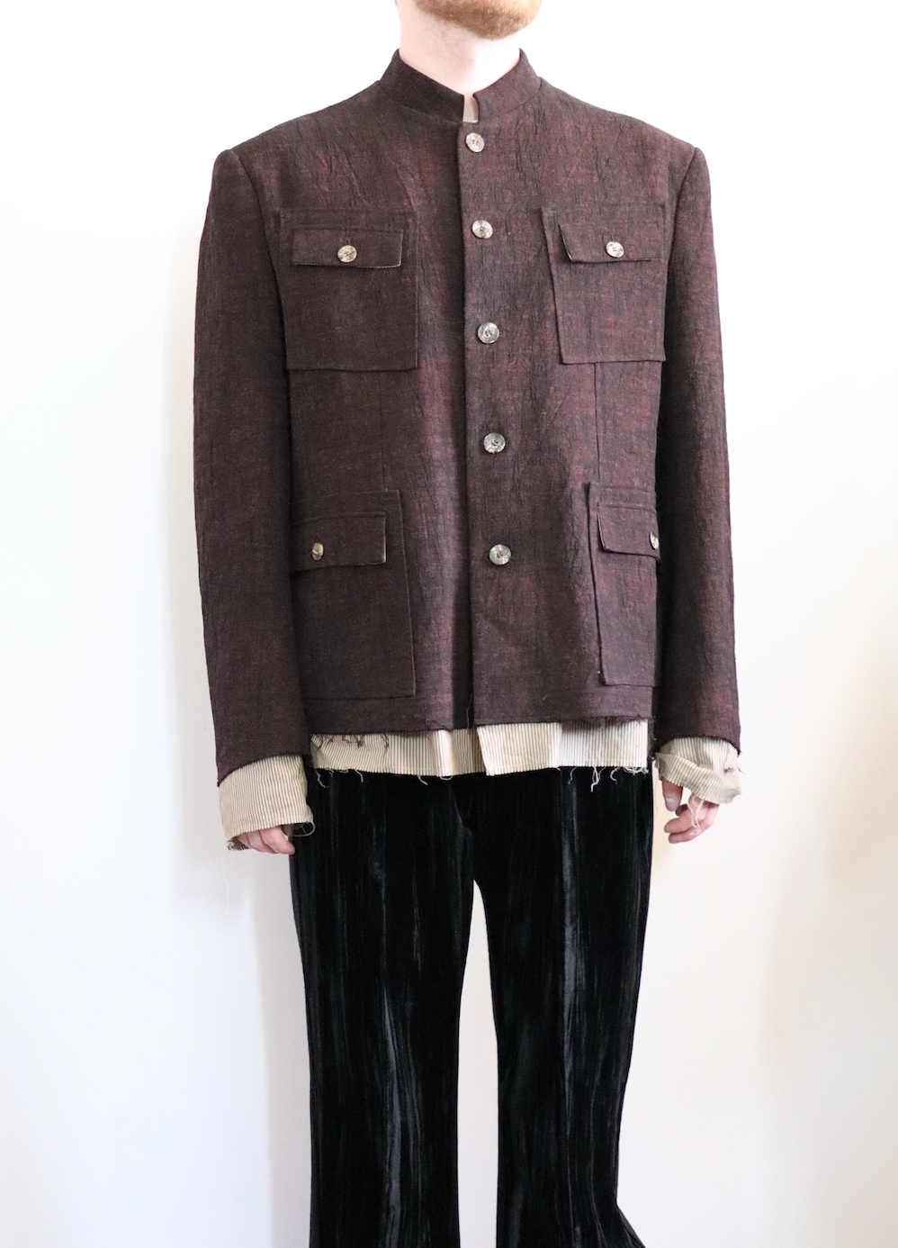 A2[STAND COLLAR JACKET]
