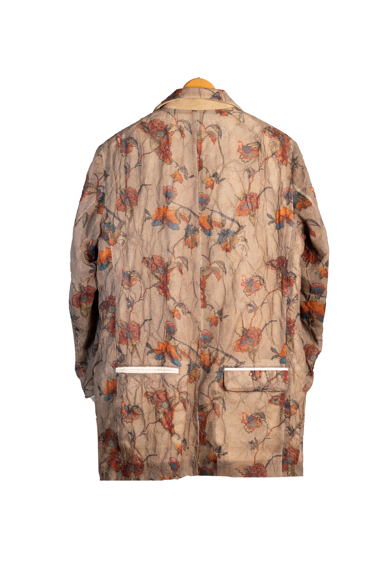 HJSS-JK002-1 Print Wool Jacket
