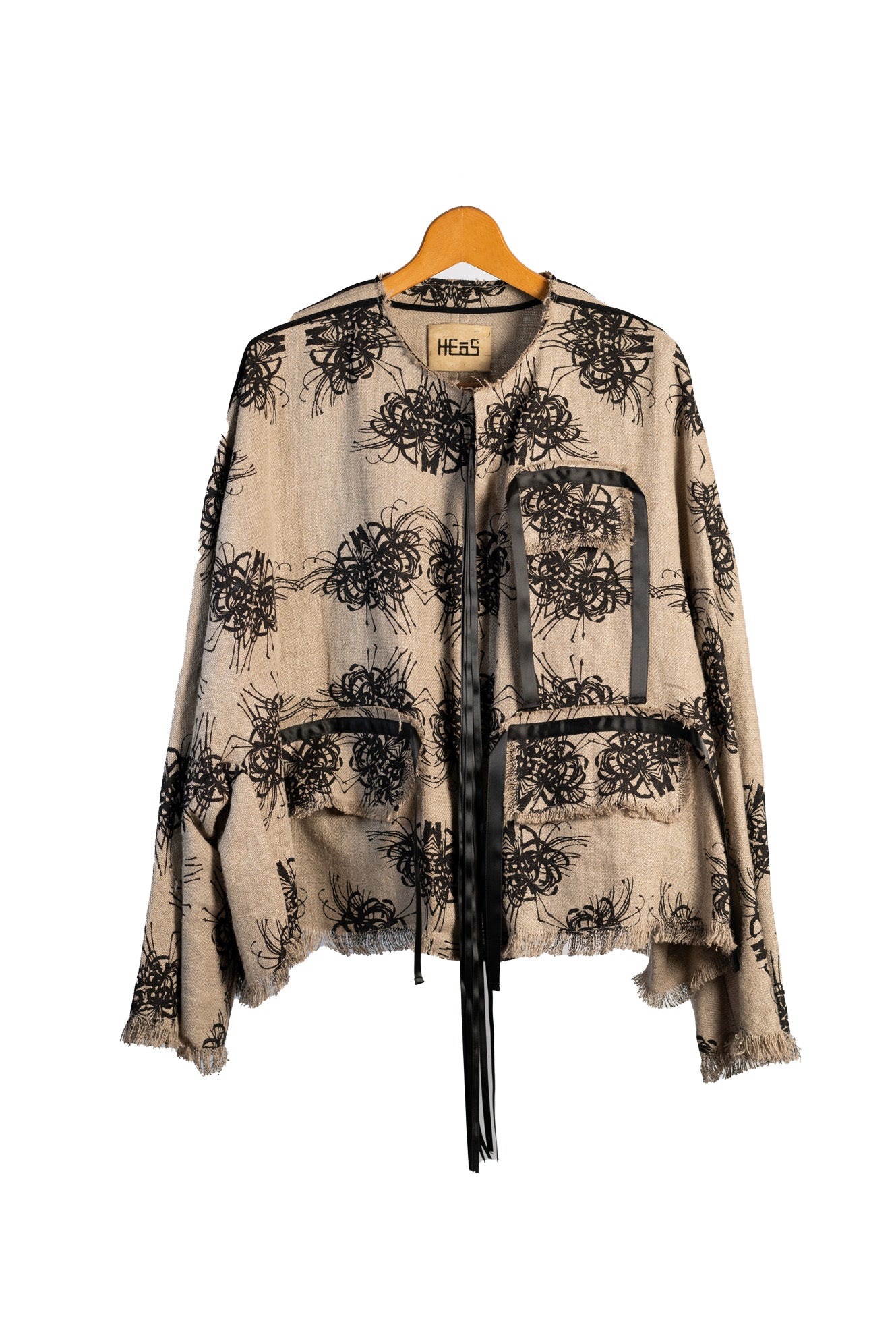 HJSS-JK001-1 Flower Print Jacket