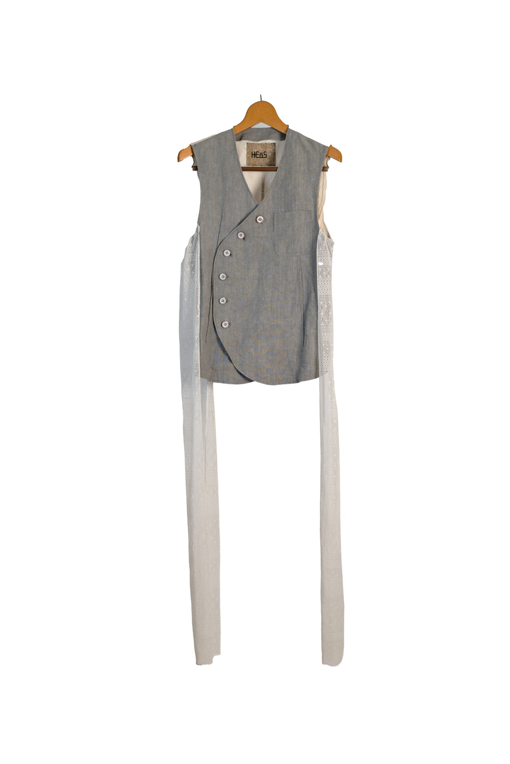 HJSS-VS001 Charcoal Dyeing Vest