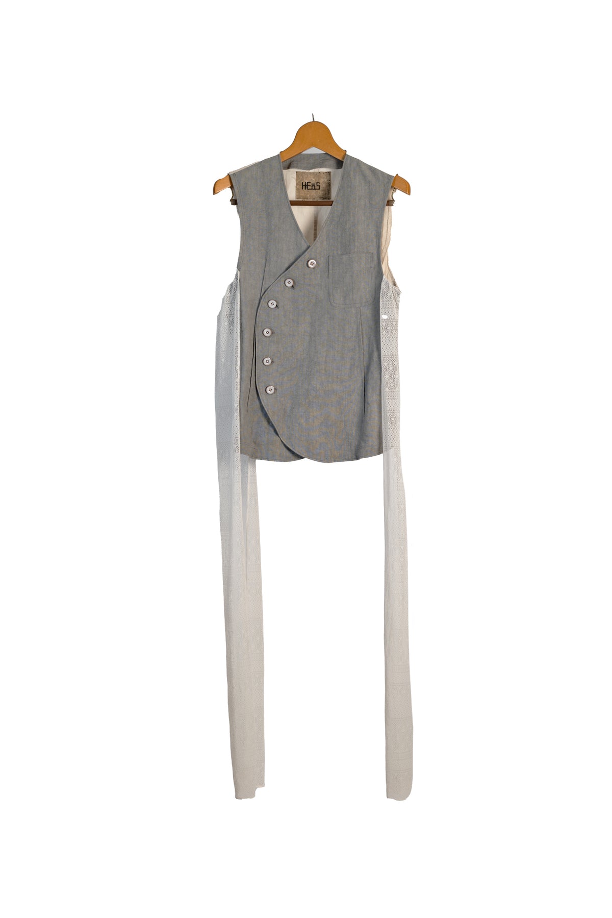 HJSS-VS001 Charcoal Dyeing Vest