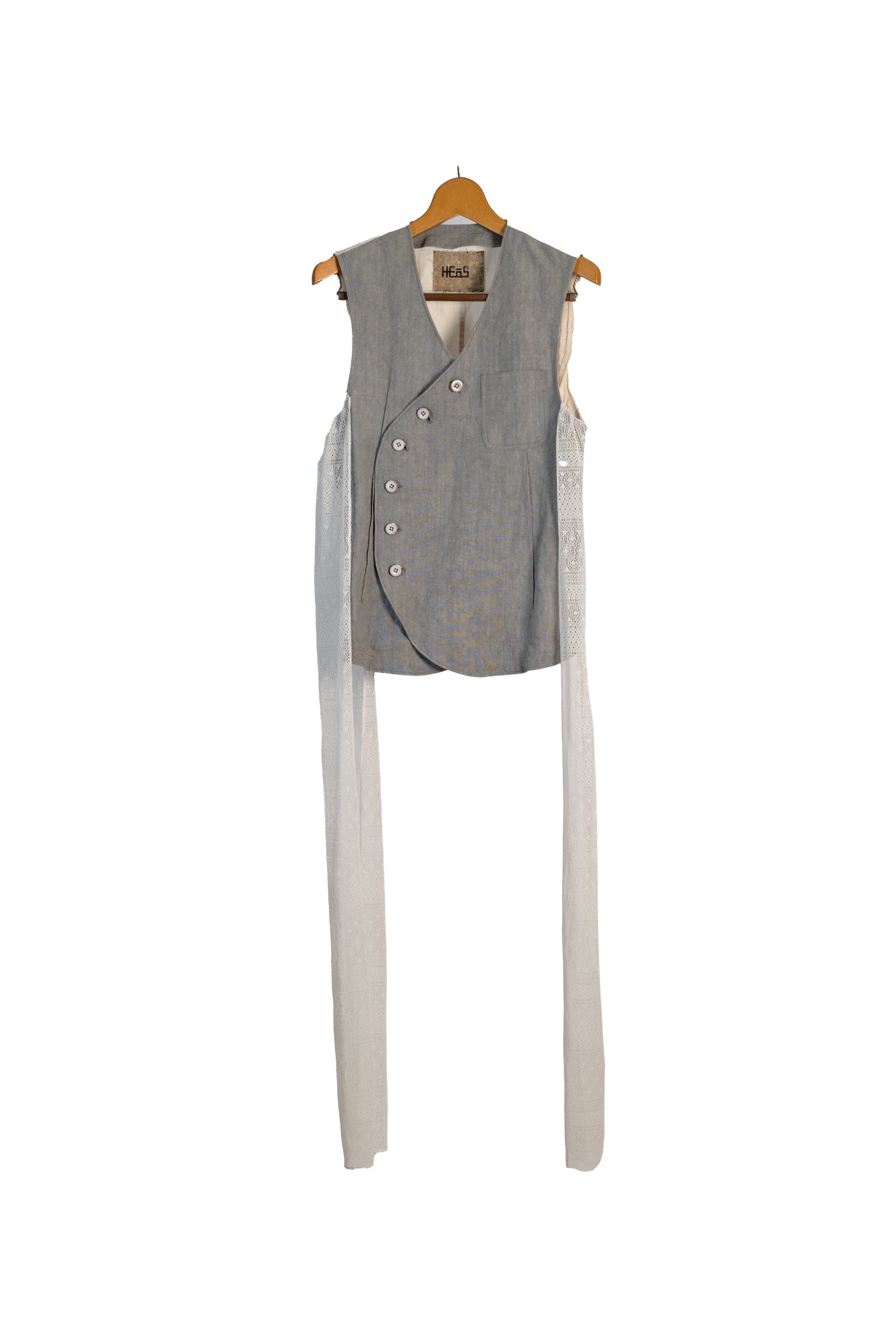 HJSS-VS001 Charcoal Dyeing Vest