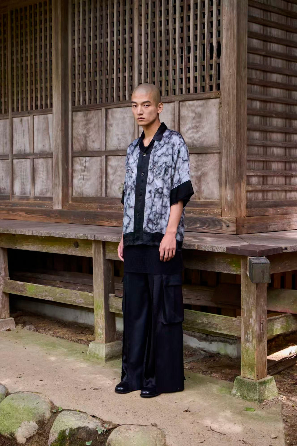 Architectural Barrel Cargo Trousers