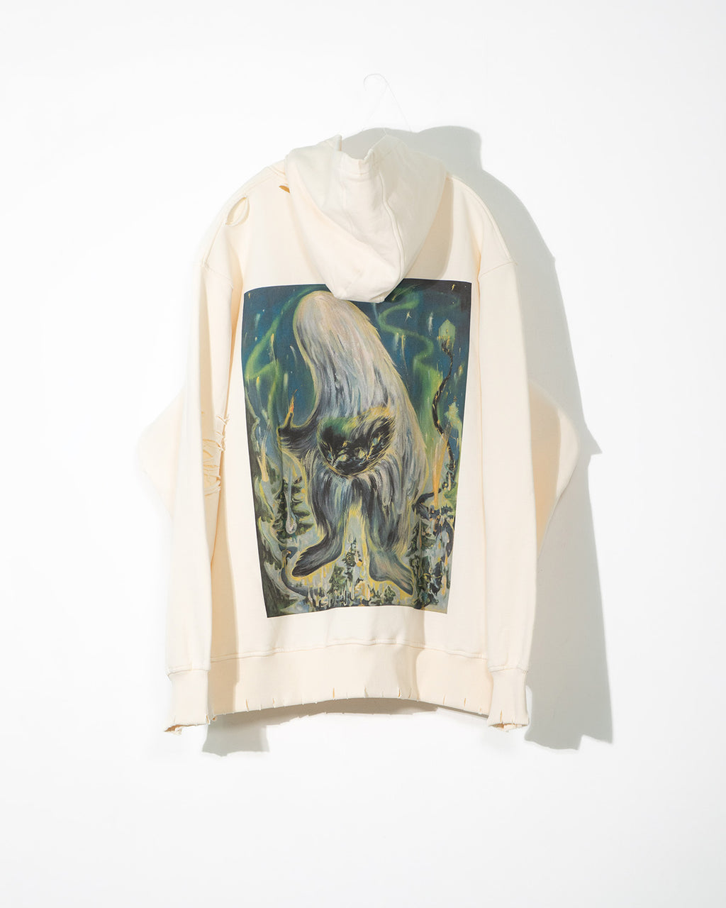 Nightmare Monster Distressed Hoodie