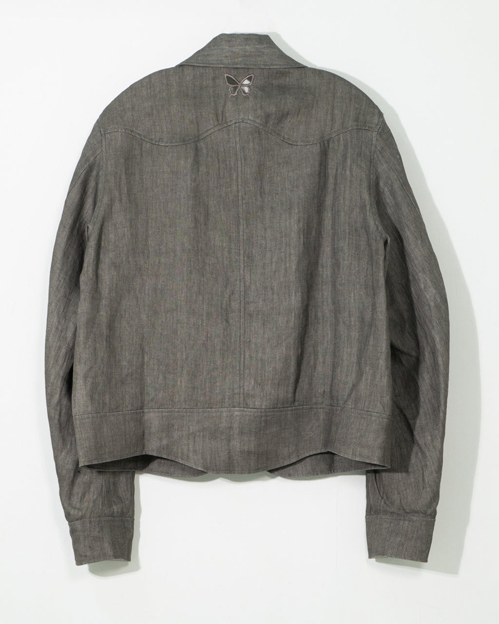 Ink-Dyed Butterfly Embroidered Jacket