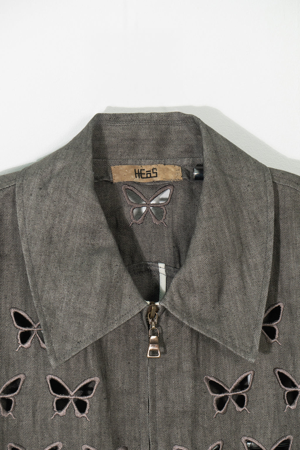 Ink-Dyed Butterfly Embroidered Jacket