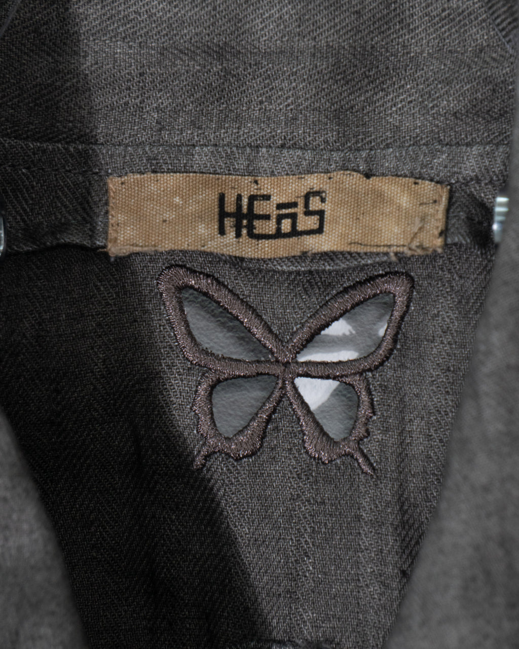 Ink-Dyed Butterfly Embroidered Jacket