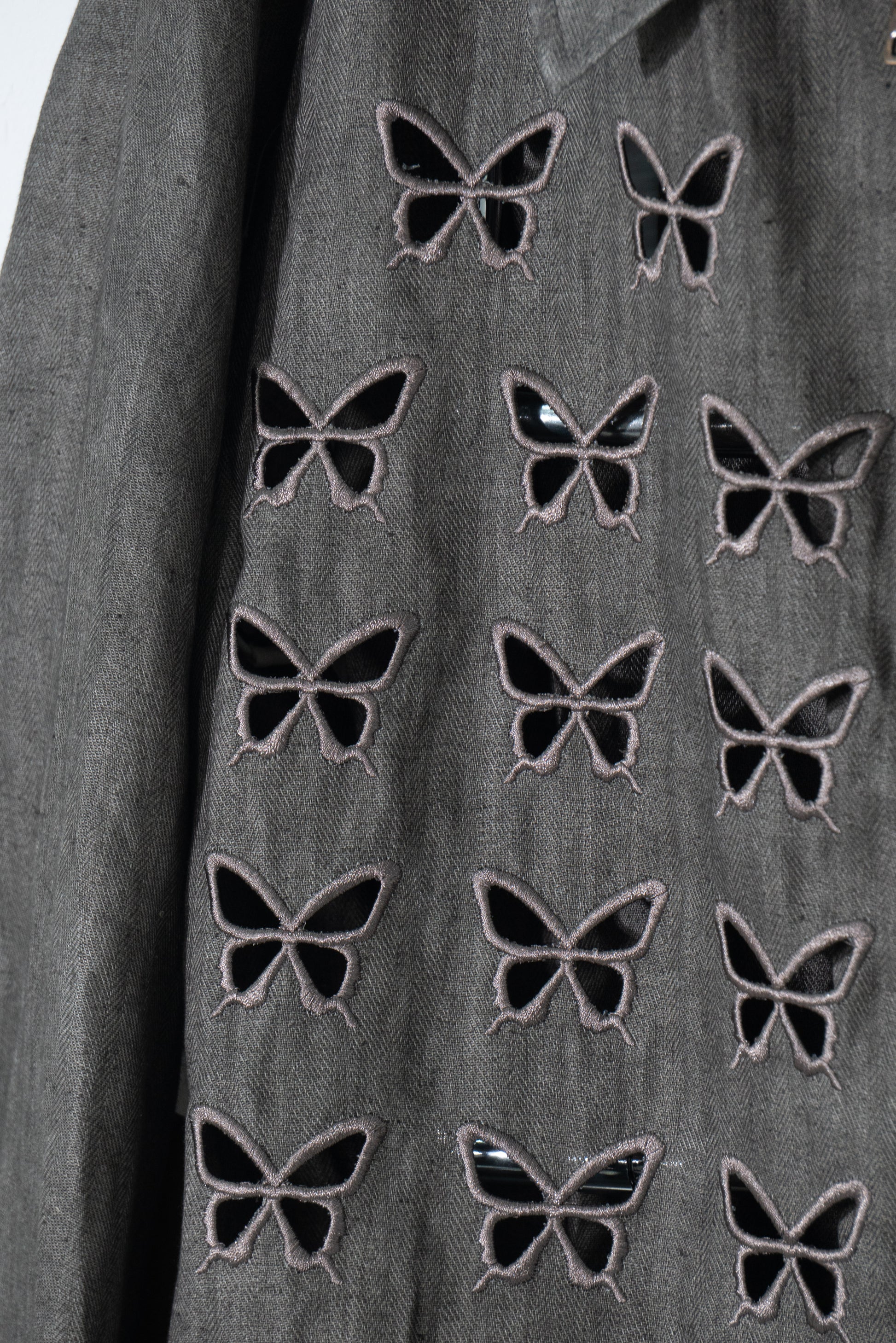 Ink-Dyed Butterfly Embroidered Jacket