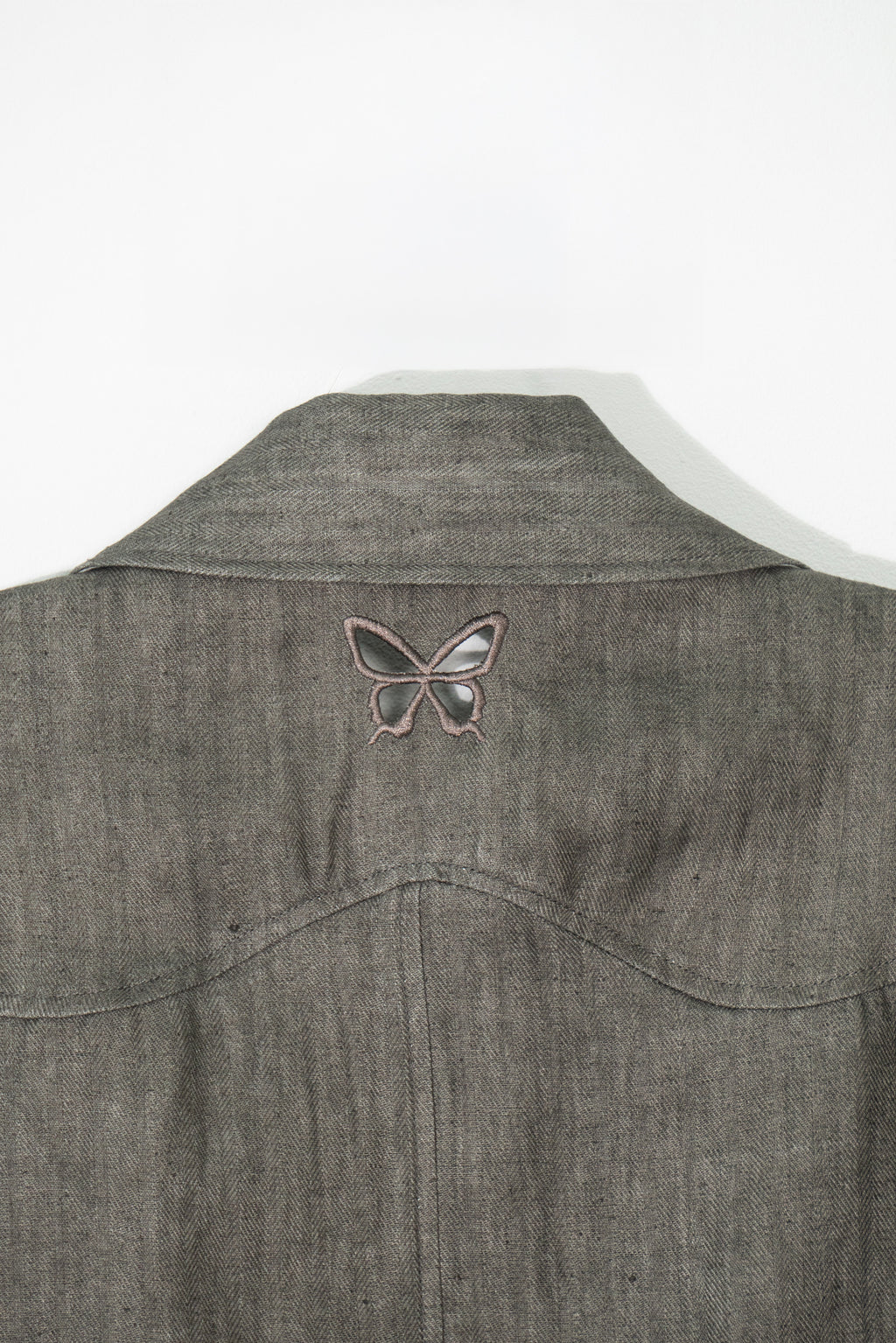 Ink-Dyed Butterfly Embroidered Jacket