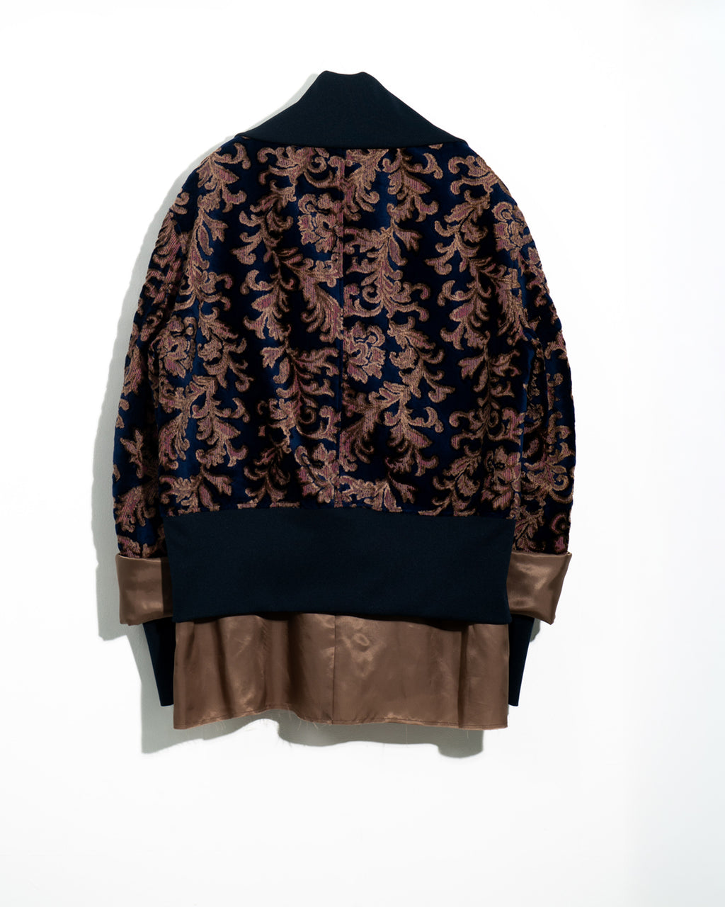 Layered Ribbed Blouson
