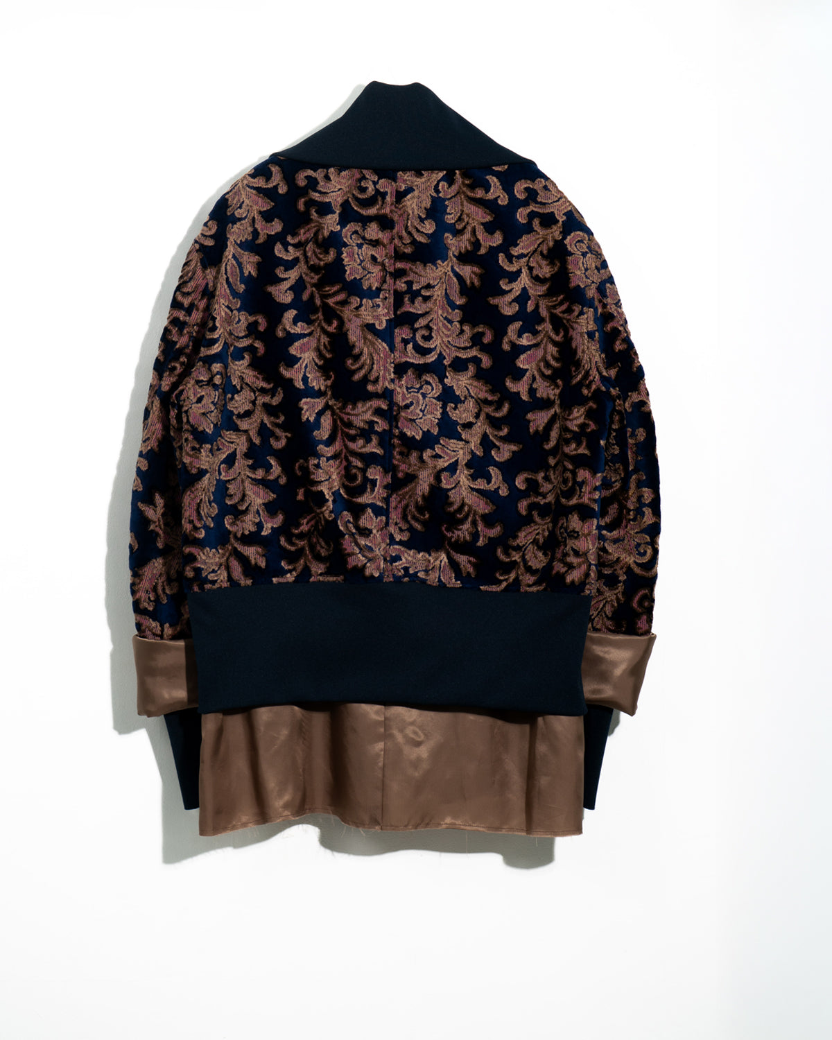 Layered Ribbed Blouson