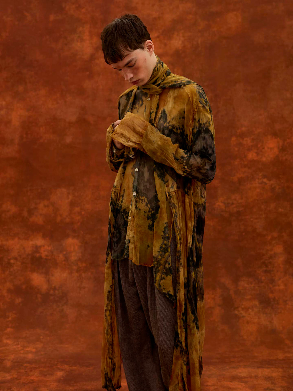 A1 [SILK SCARF SHIRT シルクシャツ]