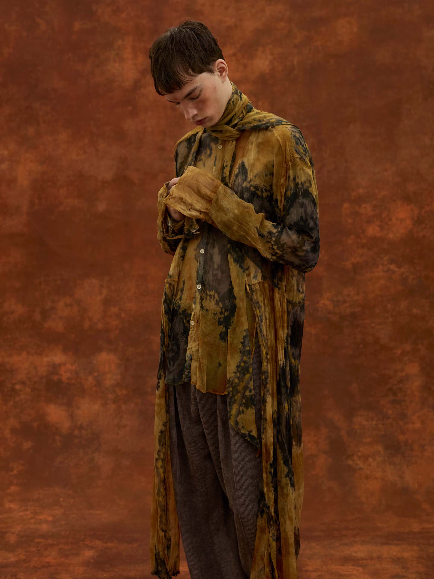 A1 [SILK SCARF SHIRT シルクシャツ]